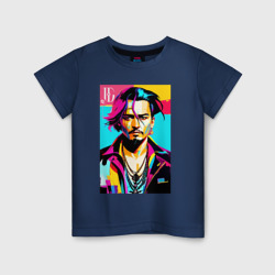 Детская футболка хлопок Джонни Депп - поп арт