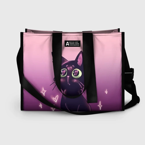 Сумка-шоппер 3D Sad-lovly  cat