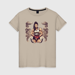 Сила Муай Тай – Женская футболка хлопок с принтом купить со скидкой в -20%