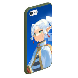 Чехол для iPhone 5/5S матовый Sousou no Frieren smile - фото 2