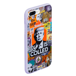 Чехол для iPhone 7Plus/8 Plus матовый Donald Trump - american сollage - фото 2