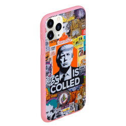 Чехол для iPhone 11 Pro Max матовый Donald Trump - american сollage - фото 2