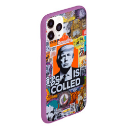 Чехол для iPhone 11 Pro Max матовый Donald Trump - american сollage - фото 2