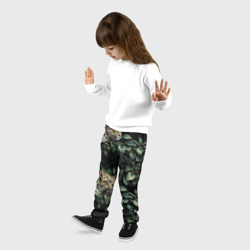 Детские брюки 3D Ягуар в тропической листве - фото 2