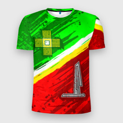 Мужская футболка 3D Slim Флаг Зеленограадского АО