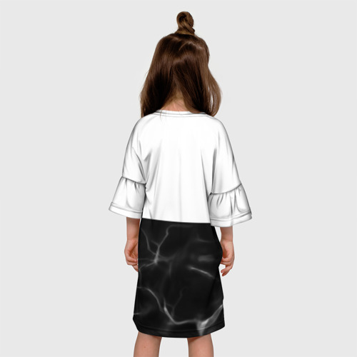 Детское платье 3D с принтом Я художник, я так вижу, вид сзади #2