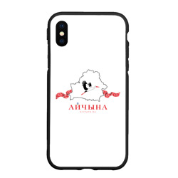 Чехол для iPhone XS Max матовый Беларусь Айчына Бусел