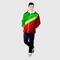 Мужская куртка 3D Расцветка Зеленоградского флага - фото 2