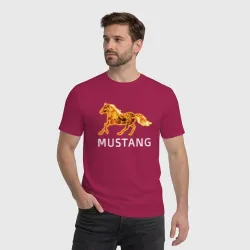 Мужская футболка хлопок Mustang firely art - фото 2