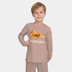 Детская пижама с лонгсливом хлопок Mustang firely art - фото 2