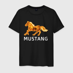 Mustang firely art – Мужская футболка хлопок с принтом купить со скидкой в -20%