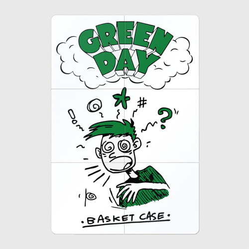 Магнитный плакат 2Х3 Green day basket case