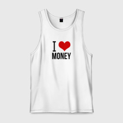 Мужская майка хлопок I love money