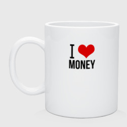 Кружка керамическая I love money