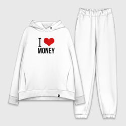 Женский костюм хлопок Oversize I love money