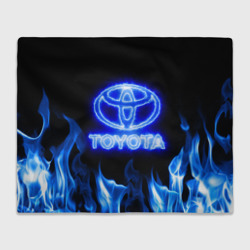 Плед 3D Toyota neon fire