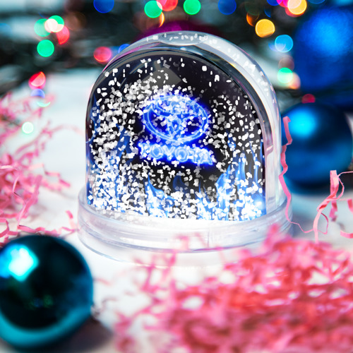 Игрушка Снежный шар Toyota neon fire - фото 4