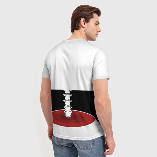 Мужская футболка 3D Иллюзия позвоночника, цвет 3D печать - фото 4