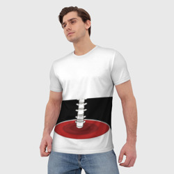 Мужская футболка 3D Иллюзия позвоночника - фото 2