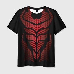 Доспехи с красным отливом – Мужская футболка 3D с принтом купить со скидкой в -26%