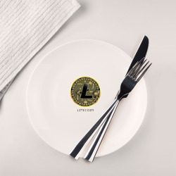 Тарелка Litecoin крипта