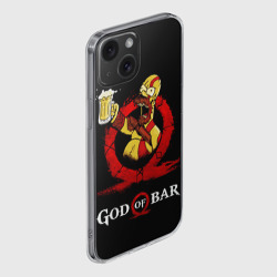 Чехол для iPhone 15 силиконовый с защитой камеры Бог бара - фото 2