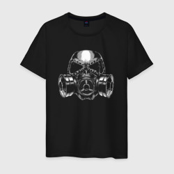 Злой противогаз – Мужская футболка хлопок с принтом купить со скидкой в -20%
