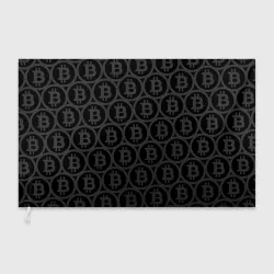 Флаг 3D Биткоин патерн