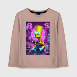 Детский лонгслив хлопок Bart Simpson - cool gamer