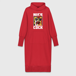 Платье удлиненное хлопок Nice cock 