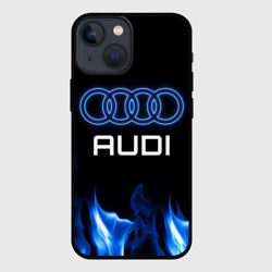 Чехол для iPhone 13 mini Audi neon art
