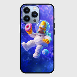 Чехол для iPhone 13 Pro Homer Simpson is a brave astronaut