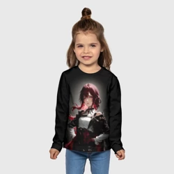 Детский лонгслив 3D Хонкай- Кафка - фото 2