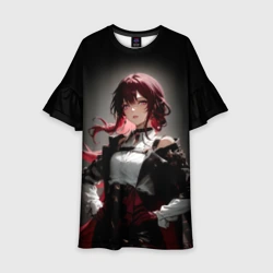 Детское платье 3D Хонкай- Кафка