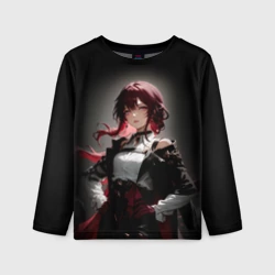 Детский лонгслив 3D Хонкай- Кафка