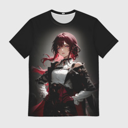 Мужская футболка 3D Хонкай- Кафка