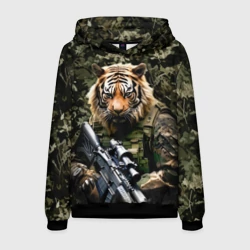 Мужская толстовка 3D Тиер солдат спецназа