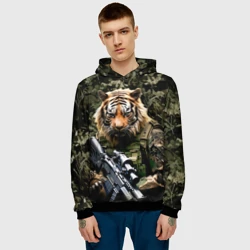 Мужская толстовка 3D Тиер солдат спецназа - фото 2