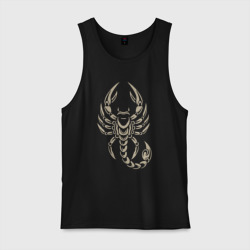 Мужская майка хлопок Scorpion знак зодиака