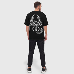 Мужская футболка oversize 3D Scorpion крупный знак зодиака - фото 2