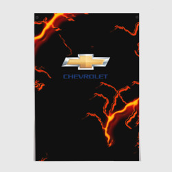 Постер Chevrolet лого шторм 