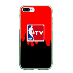 Чехол для iPhone 7Plus/8 Plus матовый NBA sport flame