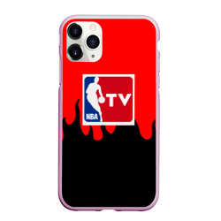 Чехол для iPhone 11 Pro Max матовый NBA sport flame