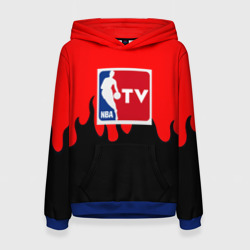 Женская толстовка 3D NBA sport flame