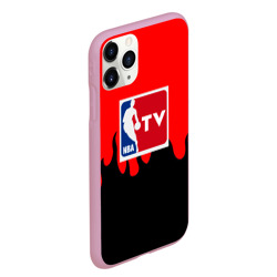 Чехол для iPhone 11 Pro Max матовый NBA sport flame - фото 2