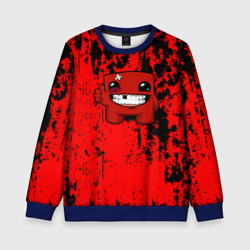 Детский свитшот 3D Super Meat Boy краски