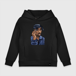 Детское худи Oversize хлопок 2Pac Shakur 