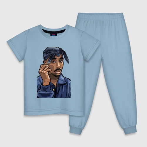 Детская пижама хлопок 2Pac Shakur 