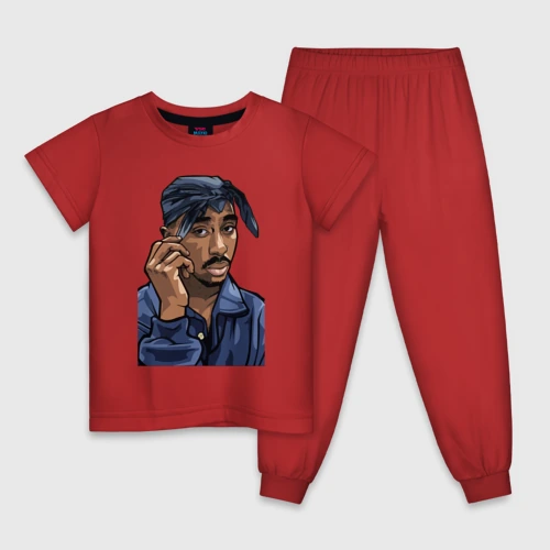 Детская пижама хлопок 2Pac Shakur 