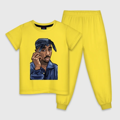 Детская пижама хлопок 2Pac Shakur 
